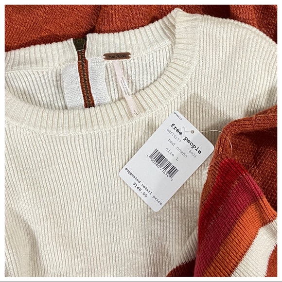 NWT Free People Colorblock Swit Mini Dress Size L - Picture 8 of 8
